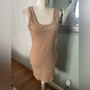 Nude Tank Mini Dress